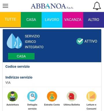NUOVA VERSIONE DELL'APP ABBANOA