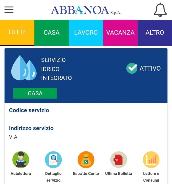 Immagine: App Abbanoa