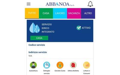 Immagine: App Abbanoa