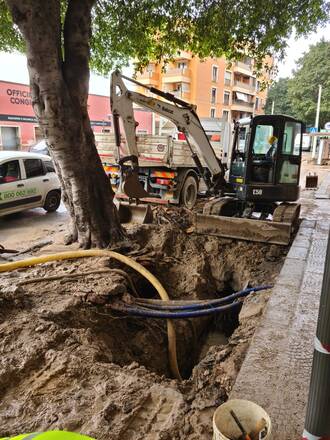CAGLIARI: LAVORI DI MANUTENZIONE SULLA CONDOTTA DI VIALE TRIESTE