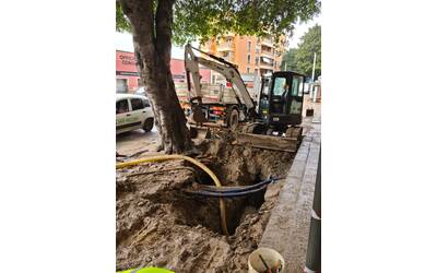Immagine: Cagliari - Lavori in viale Trieste