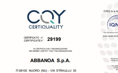 Immagine: Frontespizio certificazione Certiquality