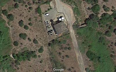 Immagine: Immagine satellitare potabilizzatore Bellone Torpè