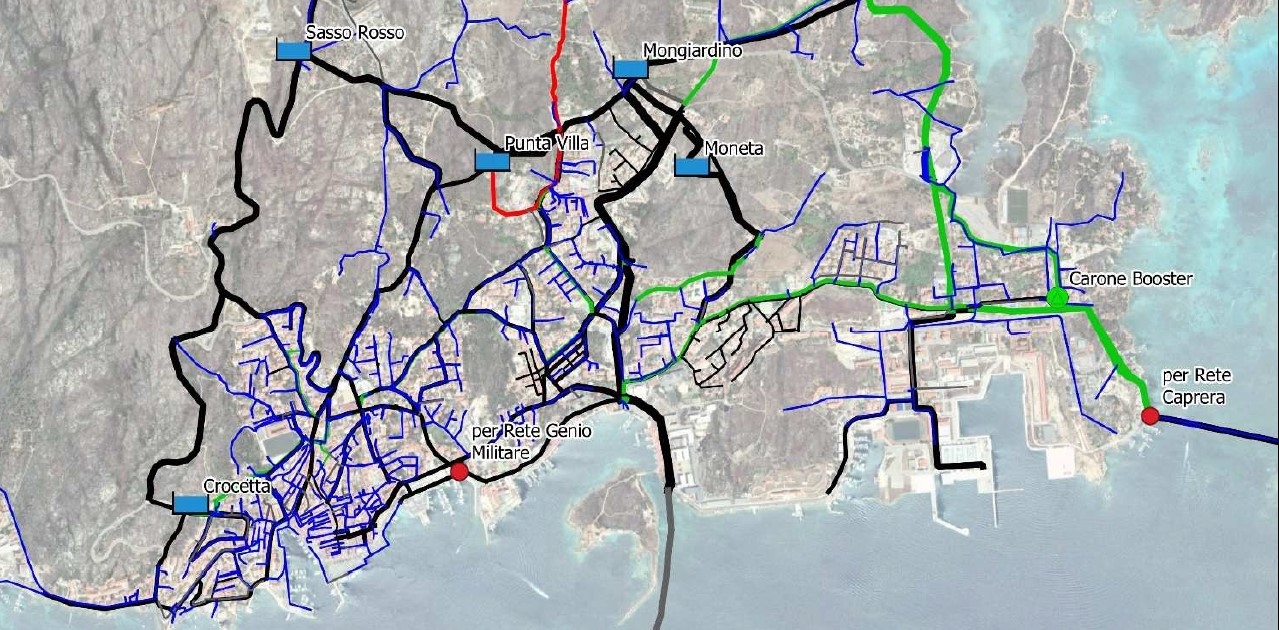LA MADDALENA UN MILIONE DI EURO PER REALIZZARE NUOVE CONDOTTE E 