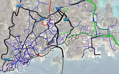 Immagine: La Maddalena rete idrica