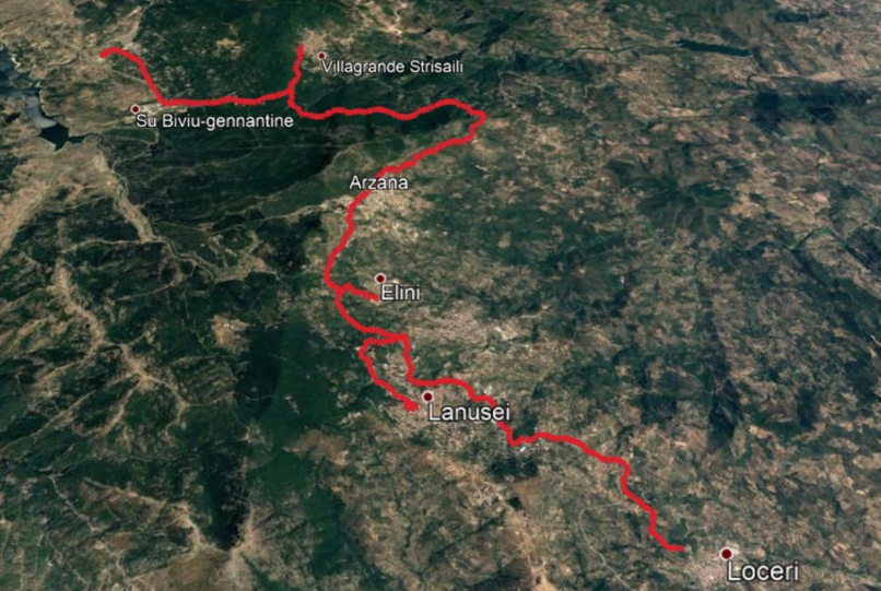Immagine: lanusei mappa