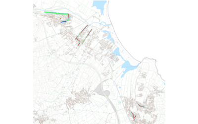 Immagine: Mappa Budoni Pnrr reti del 18-06-2024