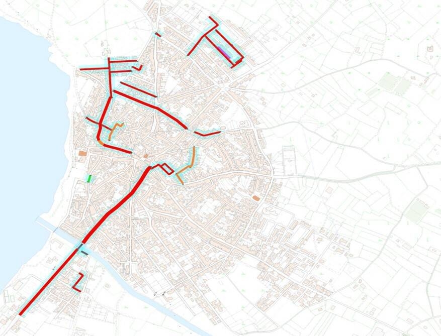 Immagine: mappa Cabras pnrr