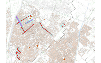 Immagine: Mappa cantieri PNRR Selargius del 17-06-2024