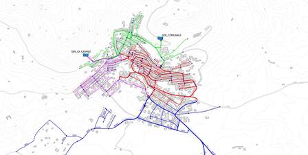 Immagine: Mappa distrettualizzazione Berchidda