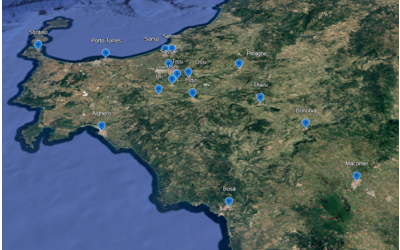 Immagine: Mappa emergenza siccità ottobre 2025