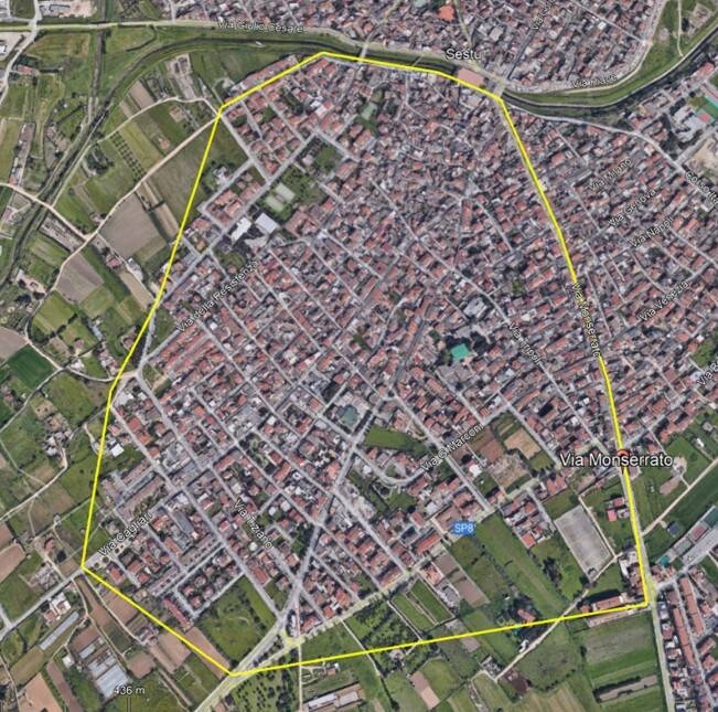 Immagine: mappa lavori sestu gen 26