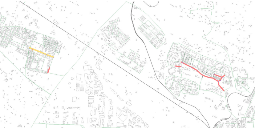 Immagine: Mappa nuove reti Sassari FSC lotto A