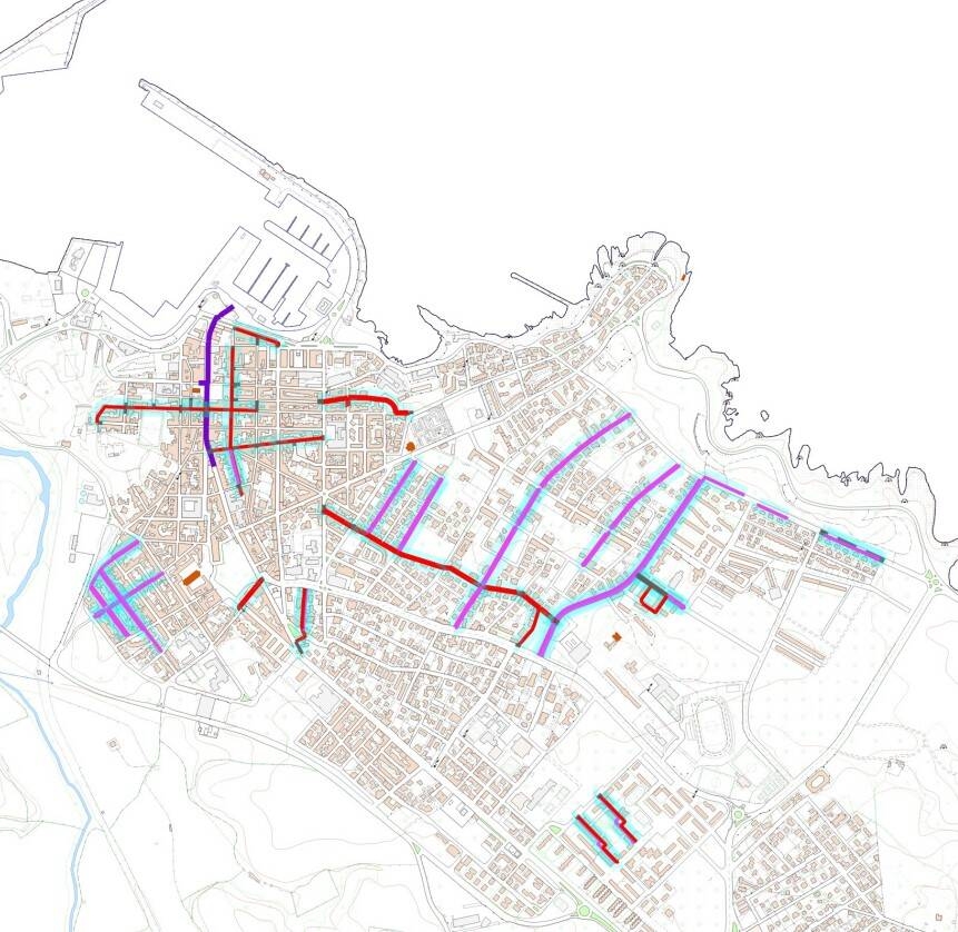 Immagine: Mappa Porto Torres Pnrr del 19 luglio 2024