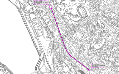 Immagine: Planimetri relining viale Trieste Cagliari