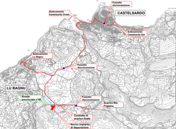 CASTELSARDO: NESSUN RISCHIO PER I LAVORI DEL NUOVO DEPURATORE E DEI COLLETTORI FOGNARI