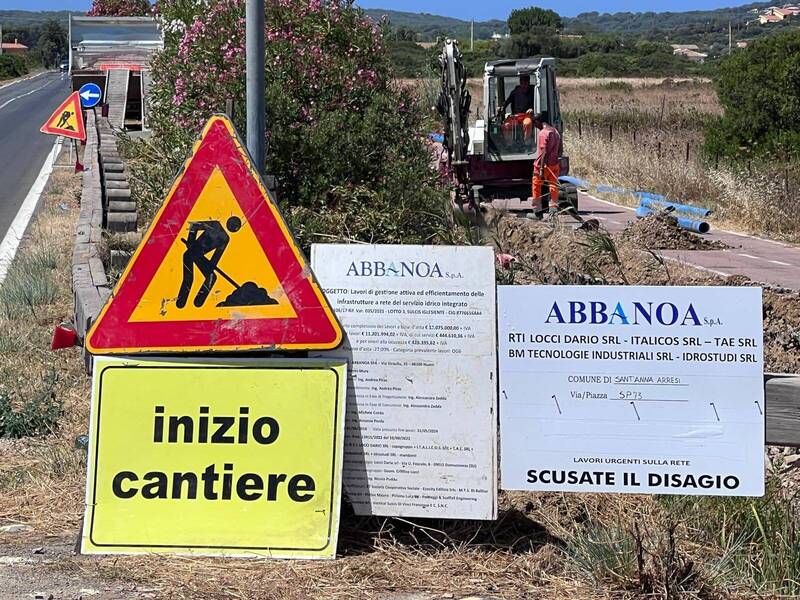 SANT’ANNA ARRESI: COLLEGAMENTO DELLA NUOVA CONDOTTA DI PORTO PINO