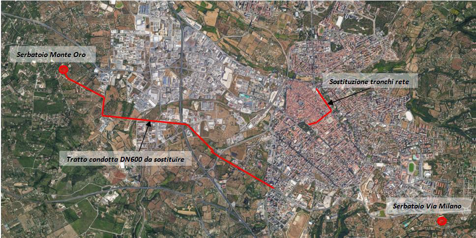 Immagine: Progetto Monte Oro via Milano Sassari