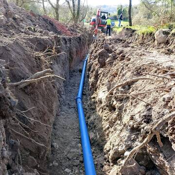 PUTIFIGARI: COLLEGAMENTO DEL NUOVO ACQUEDOTTO