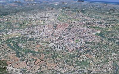 Immagine: Sassari: veduta aerea