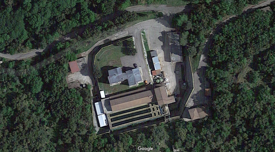 Immagine: Immagine satellitare Potabilizzatore Sos Canales