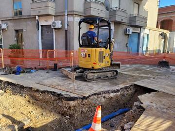 SELARGIUS: COLLEGAMENTO DELLE NUOVE RETI IDRICHE IN VIA ROMA